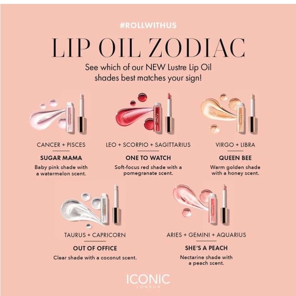 Iconic London Lustre Lip Oil Lipgloss in One to Watch BNIB - Picture 11 of 13